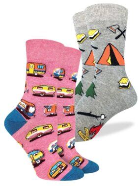 Women's Good Luck Sock Bundle | Let's Go Camping Theme | Mix & Match | NWT